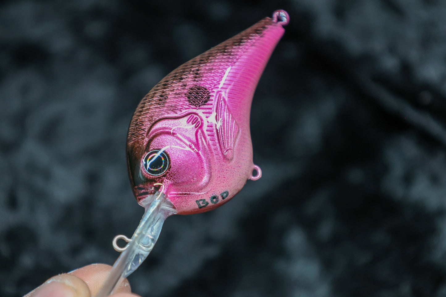BBQ BUBBLE GUM CRANKBAIT - BOD x STROUD CUSTOM GLIDES & BAITS