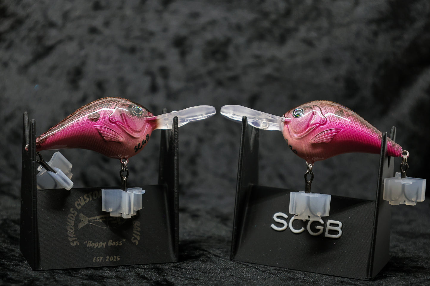 BBQ BUBBLE GUM CRANKBAIT - BOD x STROUD CUSTOM GLIDES & BAITS