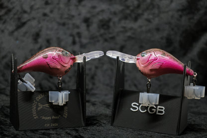 BBQ BUBBLE GUM CRANKBAIT - BOD x STROUD CUSTOM GLIDES & BAITS